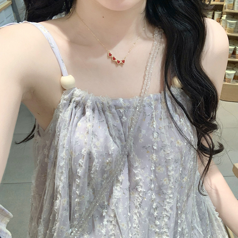 Floral Cami Dress Summer 2025 Sweet Slimming Vacation Design for Petite Women