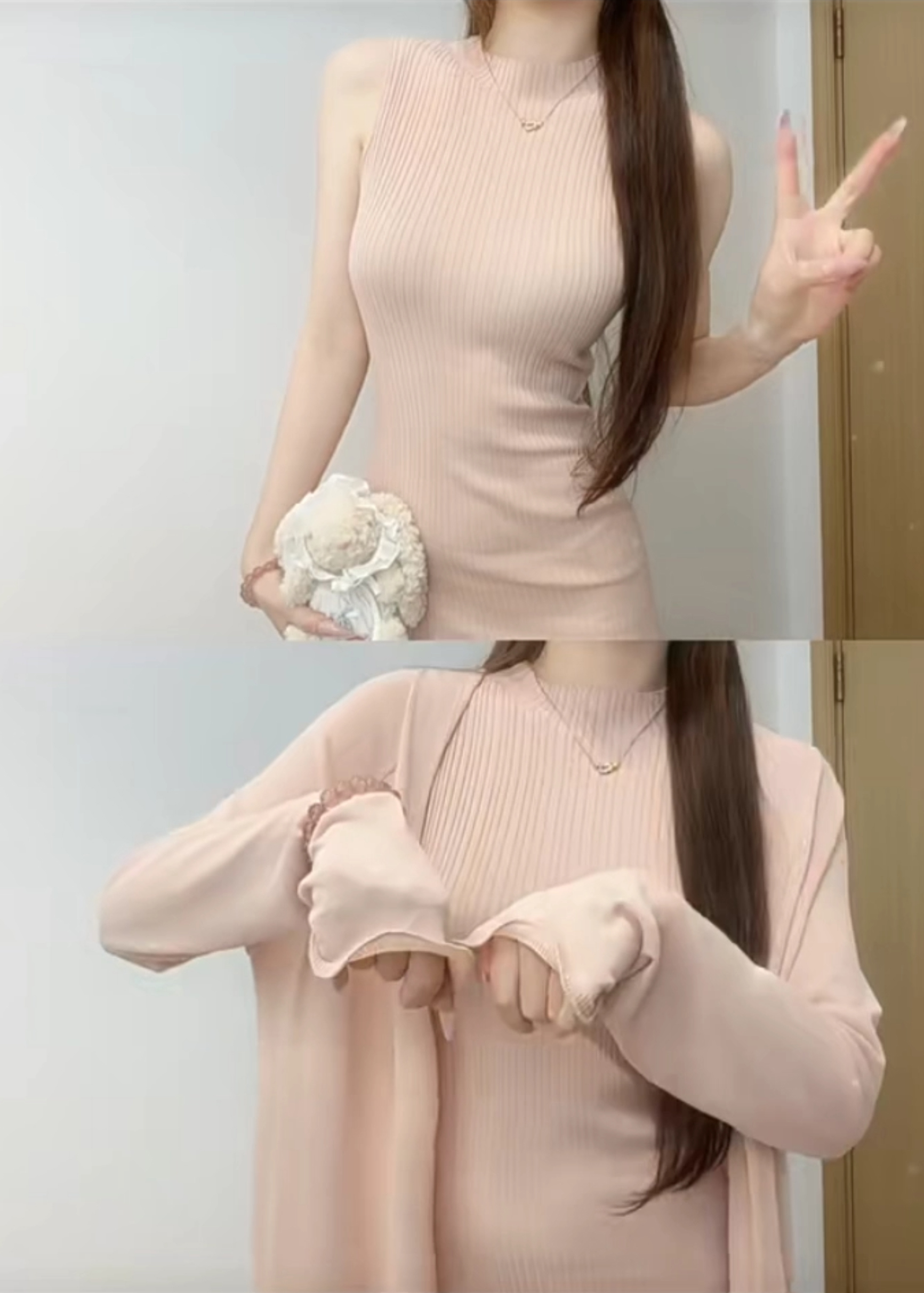 COOLLINE Lin Zixi Heartfelt Love Letter Signature Dress Set - Style 94166d - Image 4